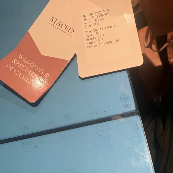 SIZE 0 mermaid/trumpet prom dress never worn - Picture 2 of 2